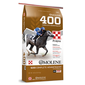 Purina Omolene #400 RT Brown Feed Bag