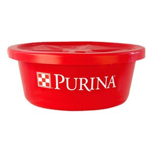 Red Purina Supplement Tub