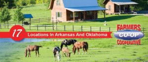 Farmers Coop has 17 locations in Arkansas and Oklahoma