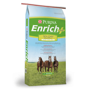 Purina Enrich Plus Ration Balancing Horse Feed Bag