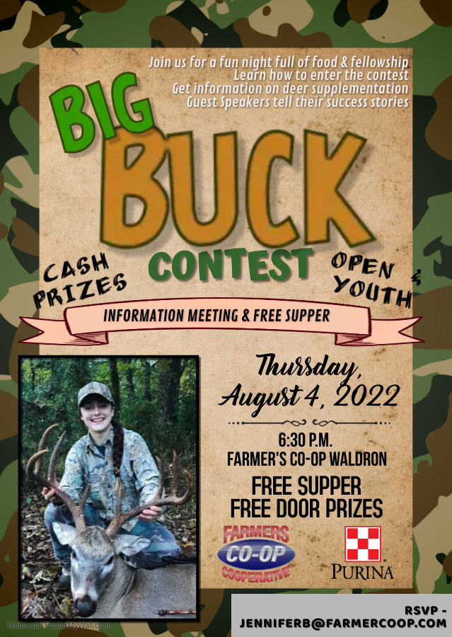 Big Buck Meeting & Contest Farmers Coop