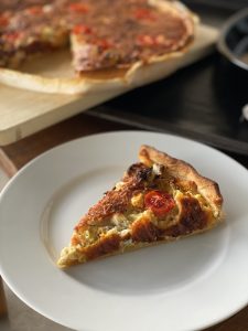 Squash and tomato tart recipe