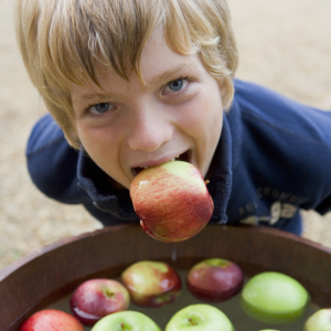 Bobbing for apples