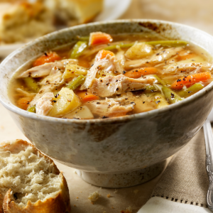 Leftover Turkey and Wild Rice Soup