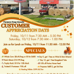 Farmers Coop Lincoln Store Customer Appreciation Days Oct. 11-12, 2024