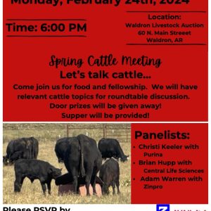 Farmers Coop Waldron Spring Mineral Meeting, February 24, 2025