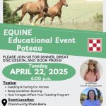 Equine Nutrition Event on April 22, 2025. RSVP online to attend.